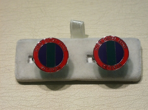 Suez Canal Zone Veterans enamelled cufflinks - Click Image to Close